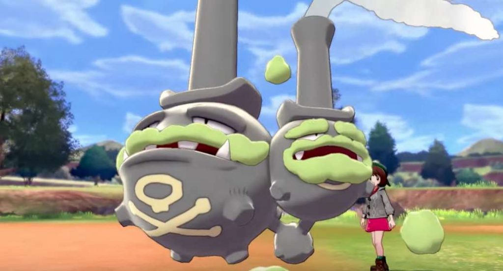 Weezing's new Galarian form. Fit with mustache and tophat.
